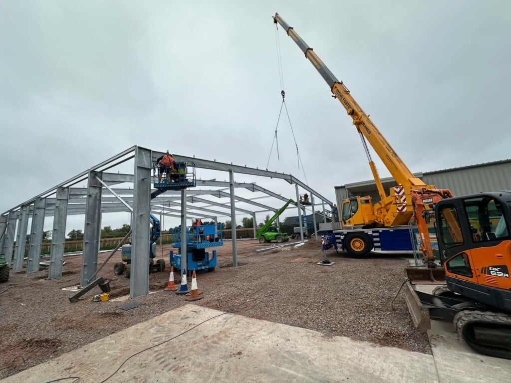 Self storage centre under construction